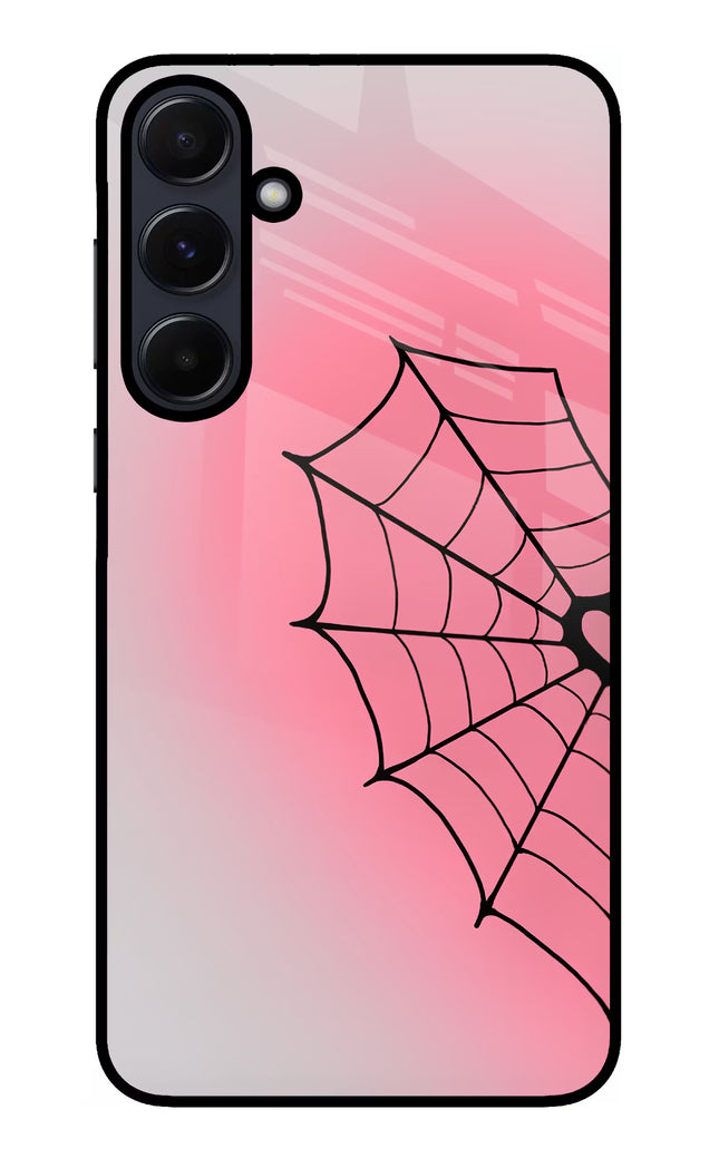 Pink Web Samsung A55 5G Glass Case