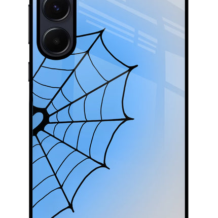 Blue Web Samsung A55 5G Glass Case
