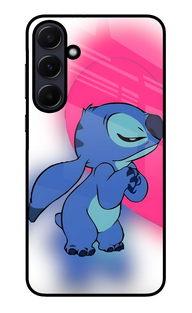 Stitch Hug Samsung A55 5G Glass Case