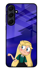 Star Glow Samsung A55 5G Glass Case