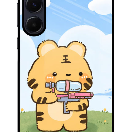 Tiger Treat Samsung A55 5G Glass Case