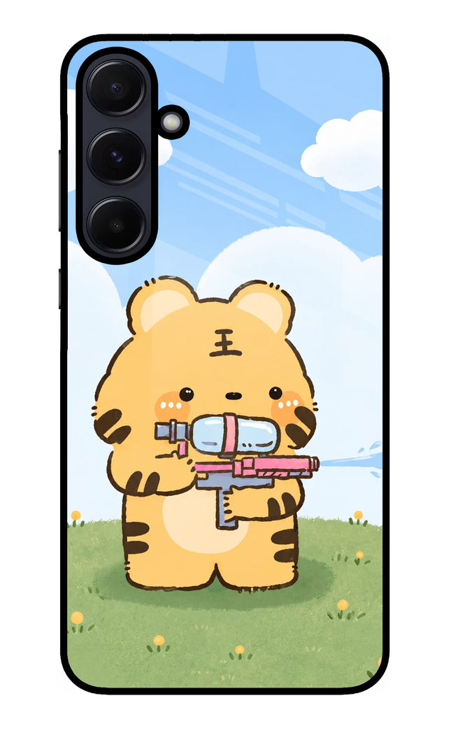 Tiger Treat Samsung A55 5G Glass Case