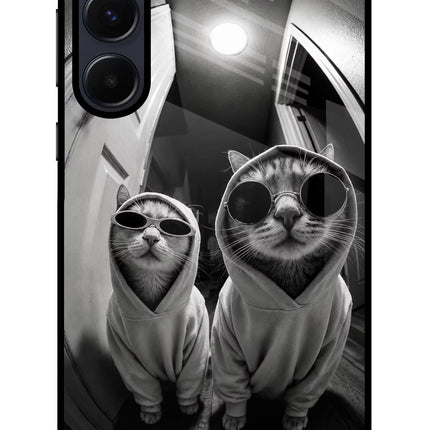 Hood Cats Samsung A55 5G Glass Case