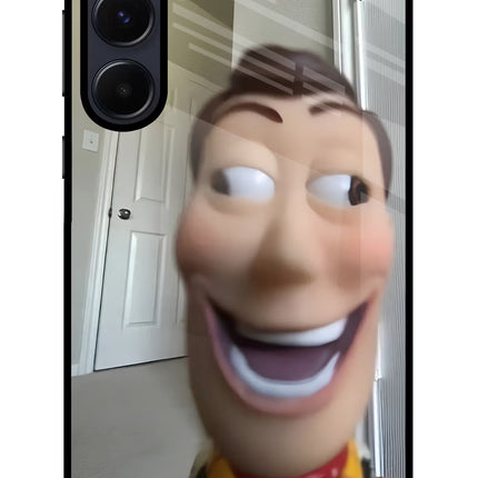 Side Eye Woody Samsung A55 5G Glass Case