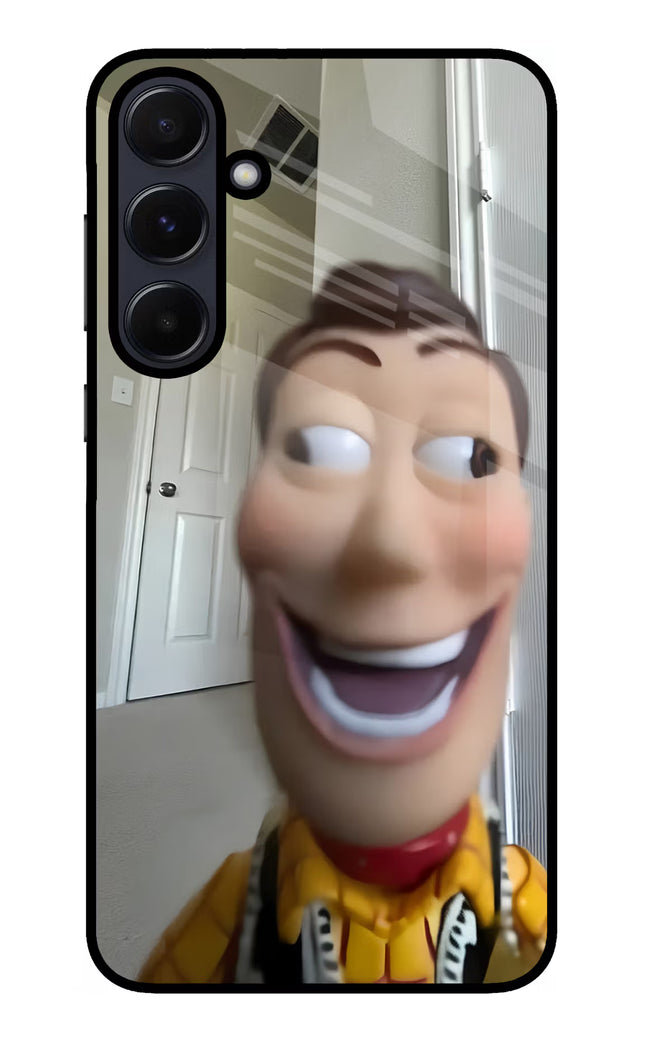 Side Eye Woody Samsung A55 5G Glass Case