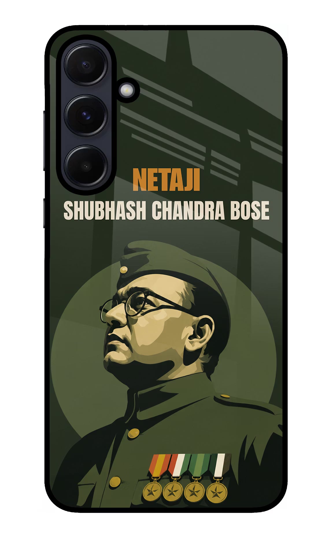 Netaji Legacy Samsung A55 5G Glass Case