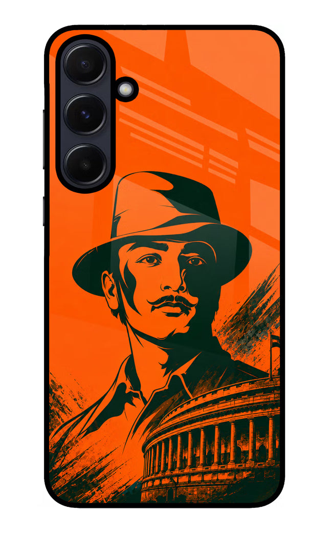 Bhagat Singh Legacy Samsung A55 5G Glass Case