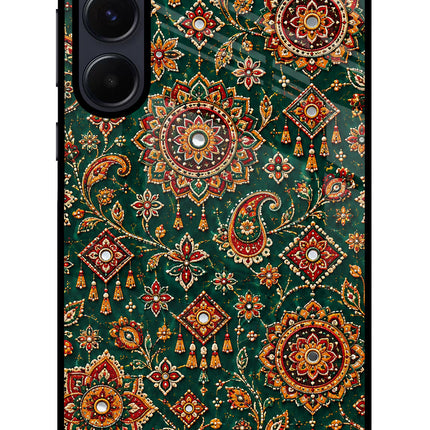 Green Pataka Samsung A55 5G Glass Case