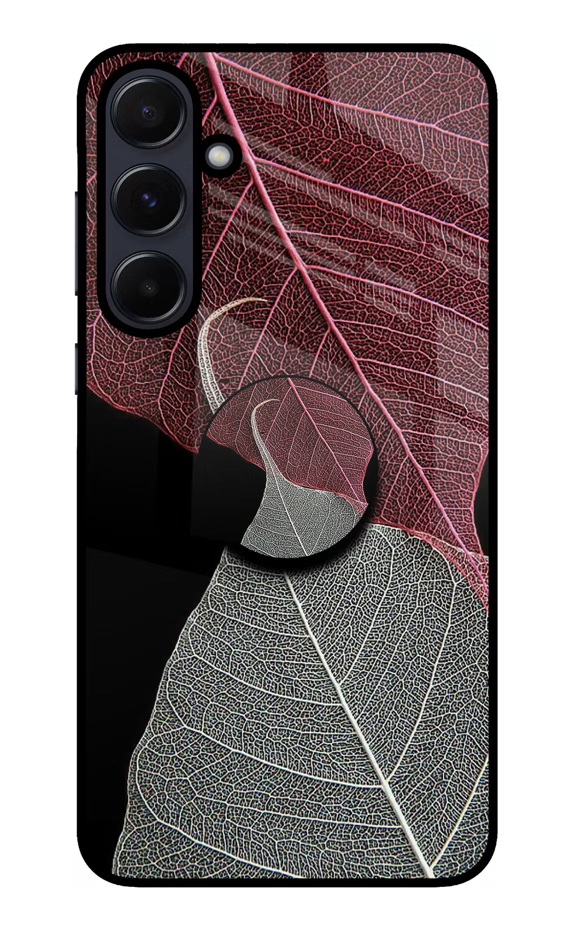 Leaf Pattern Samsung A55 5G Pop Case by Casekaro