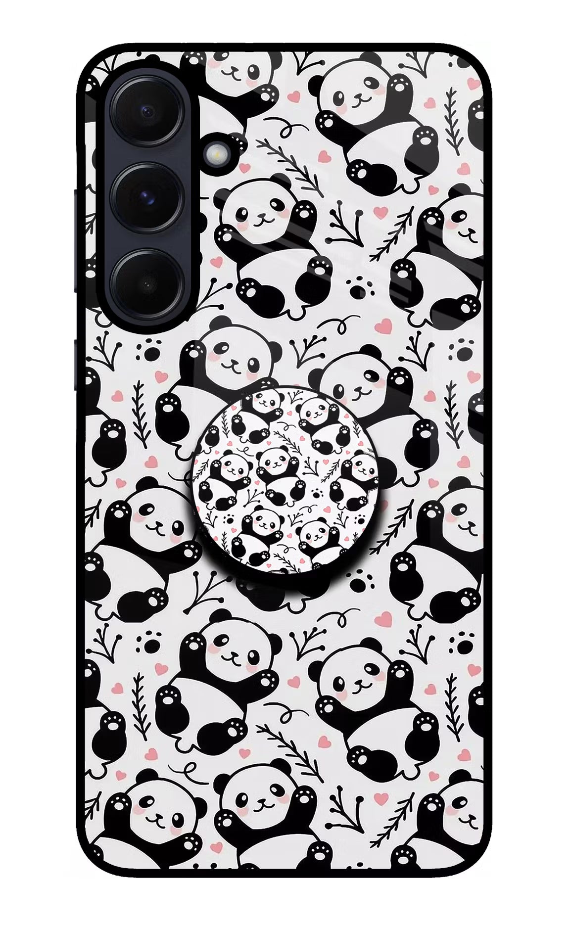 Cute Panda Samsung A55 5G Pop Case by Casekaro