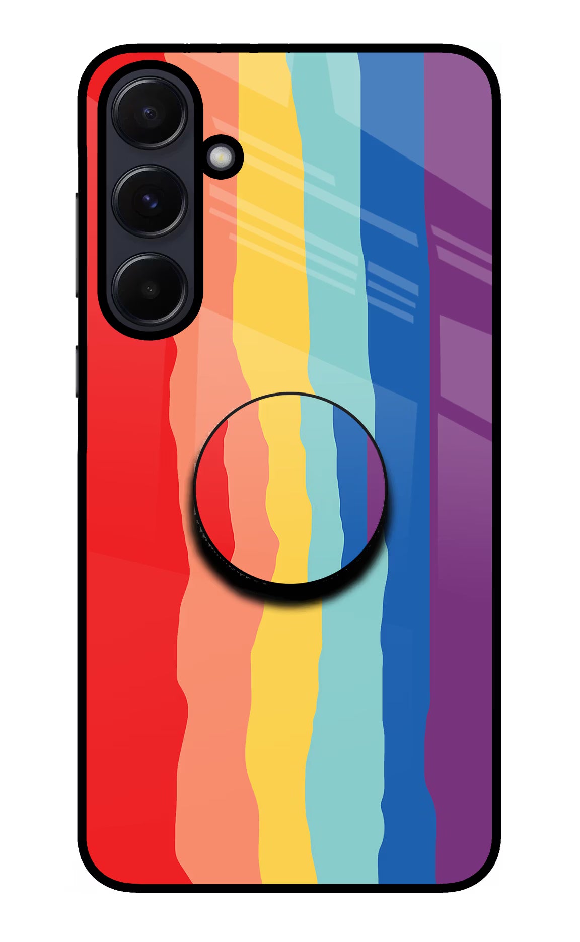 Rainbow Samsung A55 5G Pop Case by Casekaro