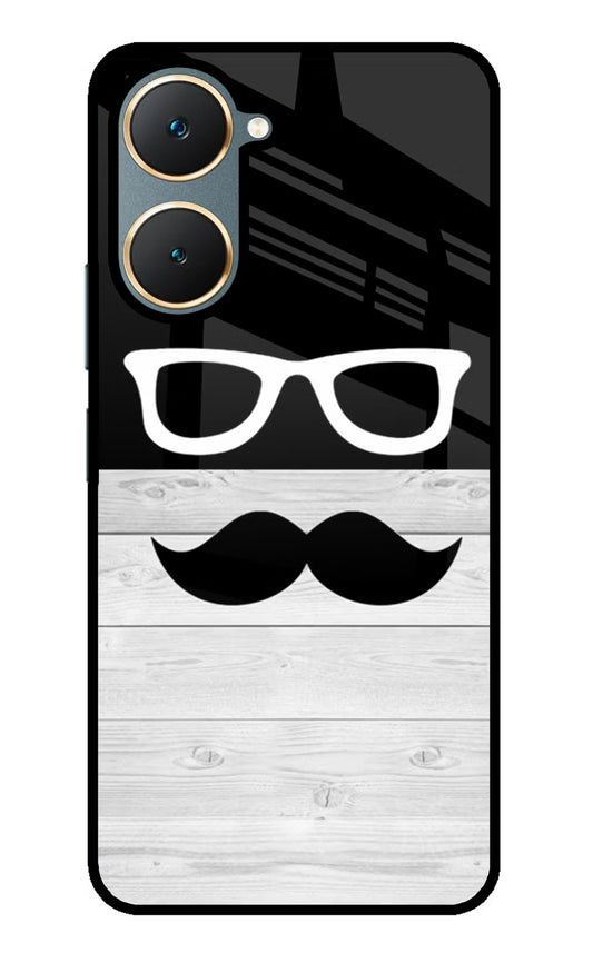 Mustache Vivo Y18/Y18e Glass Case