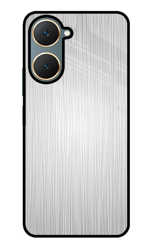 Wooden Grey Texture Vivo Y18/Y18e Glass Case