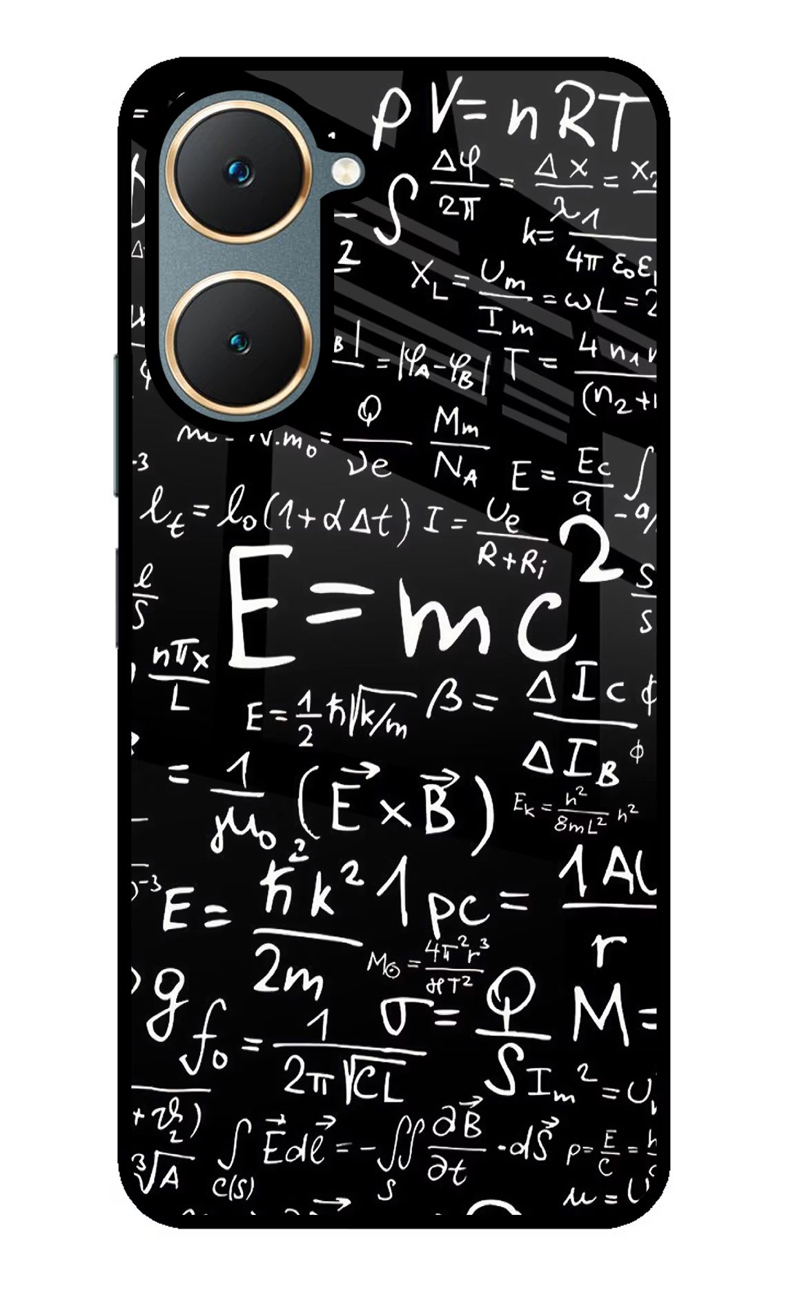 Physics Formula Vivo Y18/Y18e Glass Case Back Cover by Casekaro