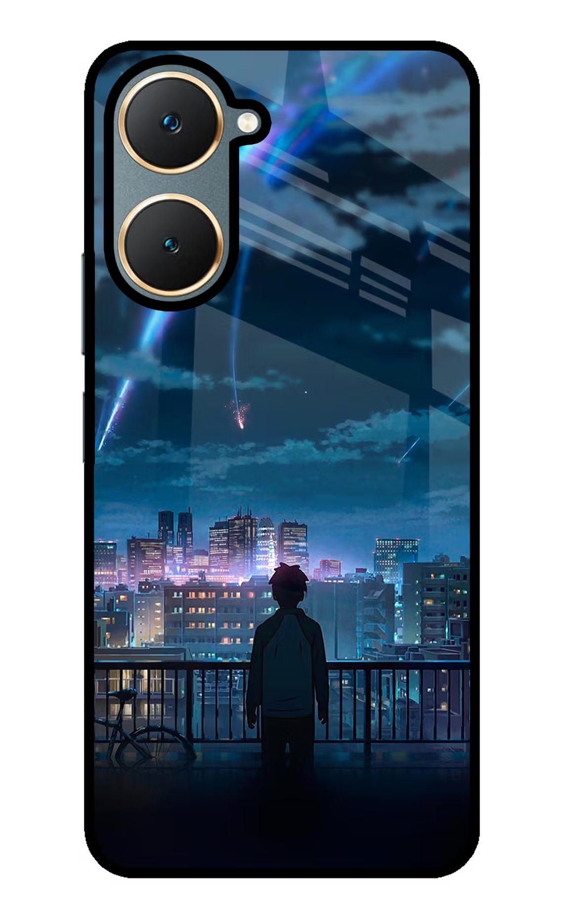 Anime Vivo Y18/Y18e Glass Case