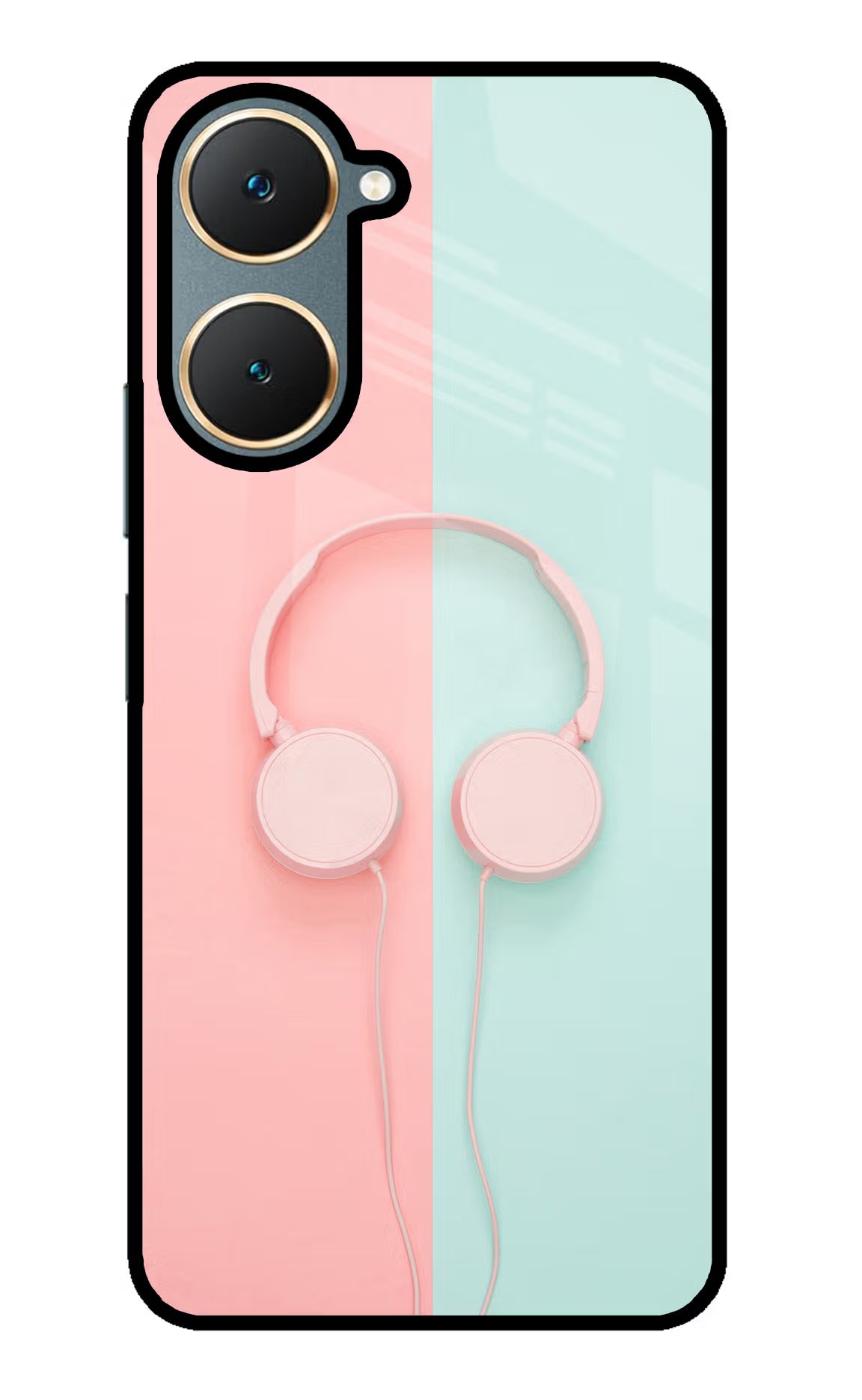 Music Lover Vivo Y18/Y18e Glass Case Back Cover by Casekaro