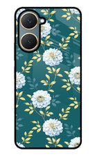 Flowers Vivo Y18/Y18e Glass Case