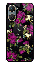 Flowers Vivo Y18/Y18e Glass Case
