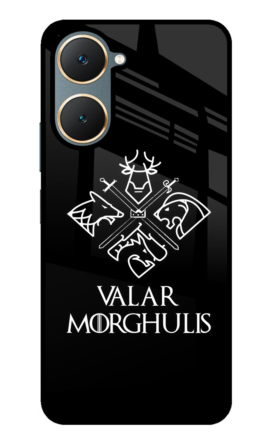 Valar Morghulis | Game Of Thrones Vivo Y18/Y18e Glass Case Back Cover by Casekaro
