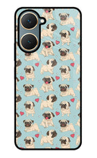 Pug Dog Vivo Y18/Y18e Glass Case