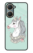Unicorn Wallpaper Vivo Y18/Y18e Glass Case