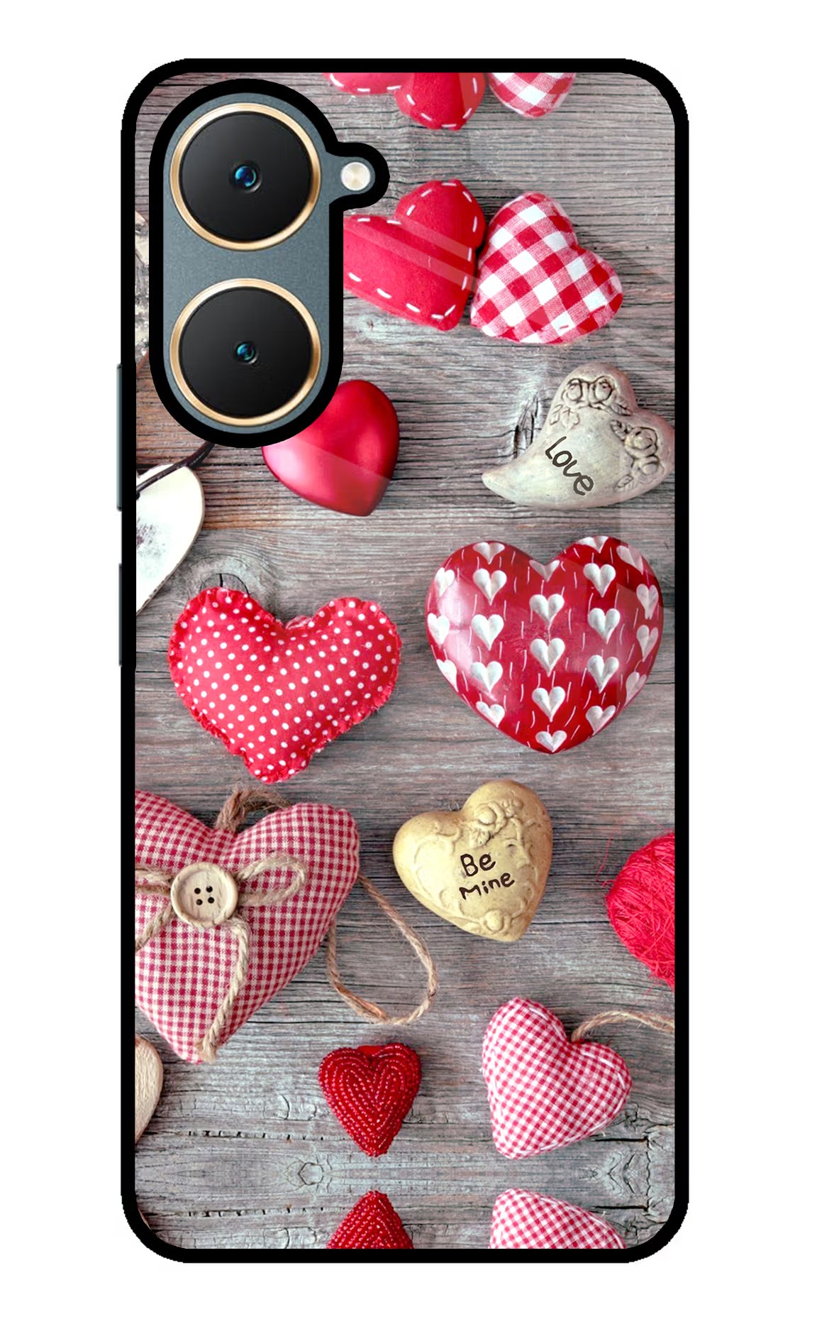Love Wallpaper Vivo Y18/Y18e Glass Case
