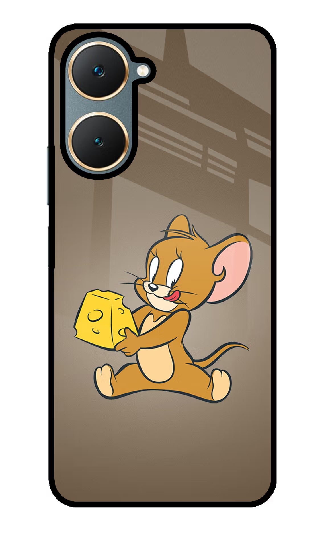 Jerry Vivo Y18/Y18e Glass Case Back Cover by Casekaro