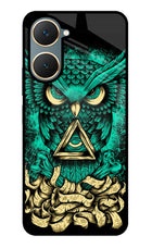 Green Owl Vivo Y18/Y18e Glass Case