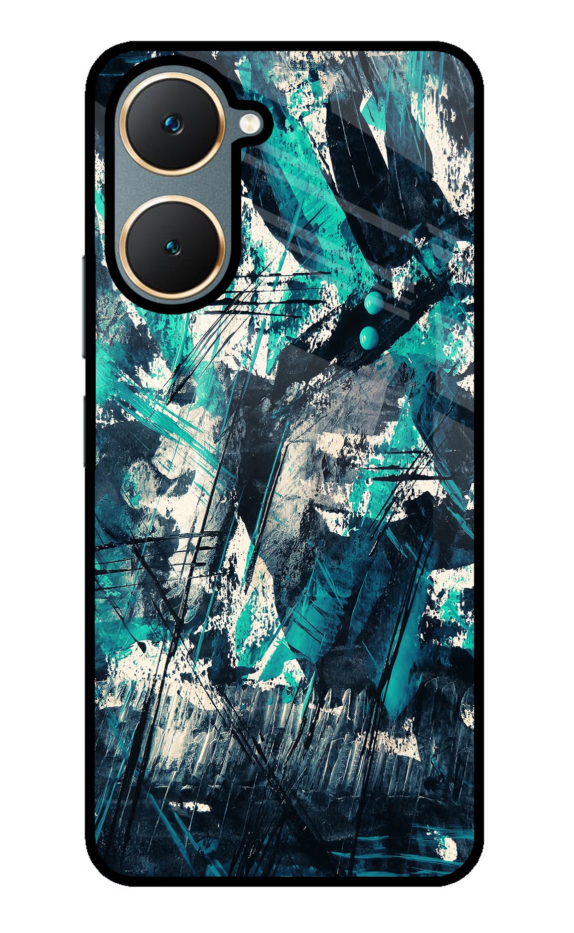 Artwork Vivo Y18/Y18e Glass Case Back Cover by Casekaro