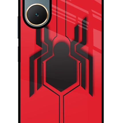 Spider Vivo Y18/Y18e Glass Case Back Cover by Casekaro