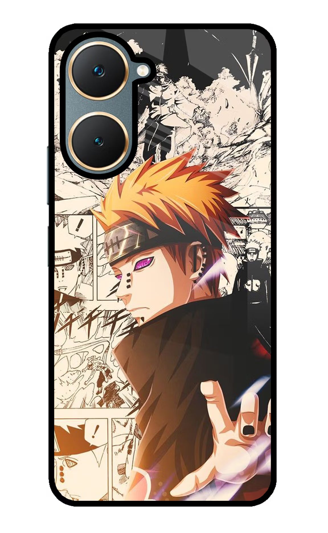Pain Anime Vivo Y18/Y18e Glass Case