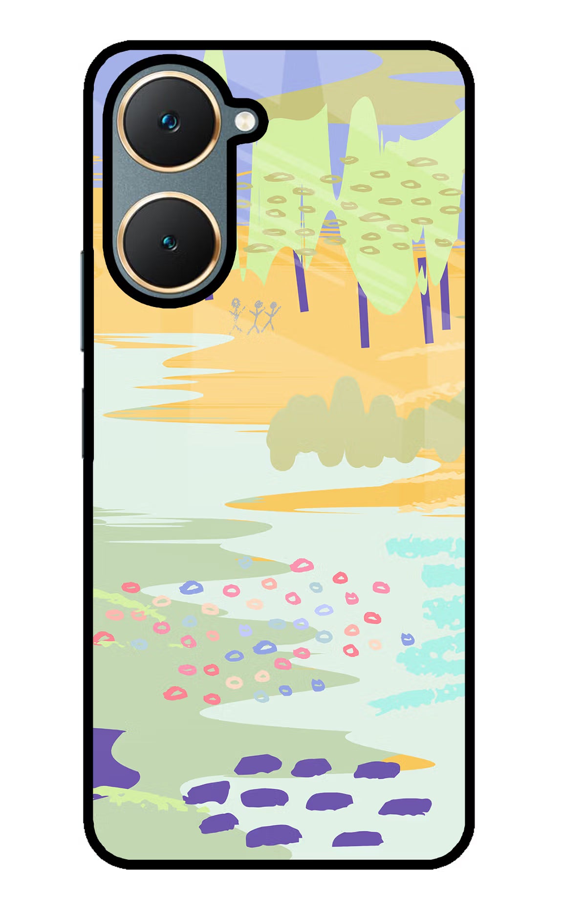 Scenery Vivo Y18/Y18e Glass Case