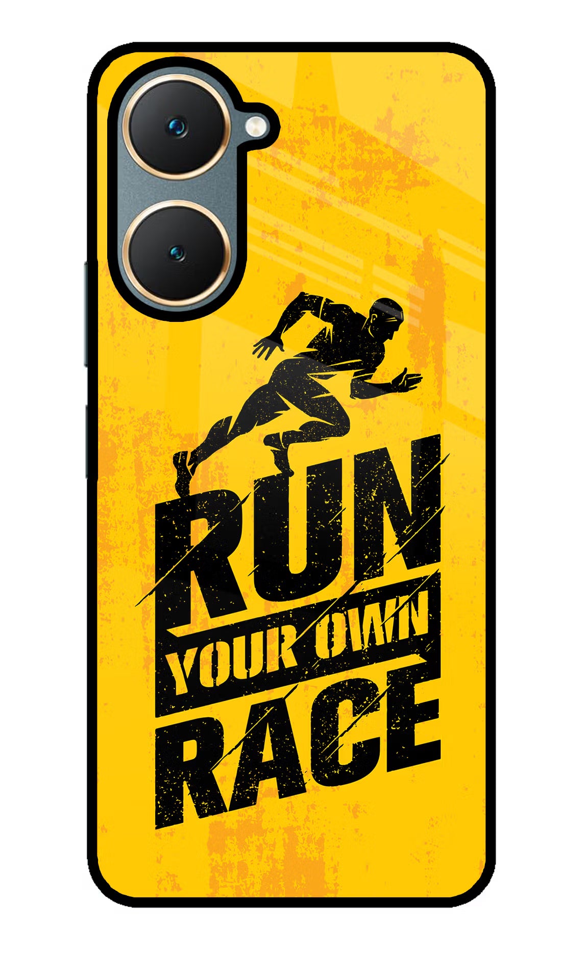 Run Your Own Race Vivo Y18/Y18e Glass Case