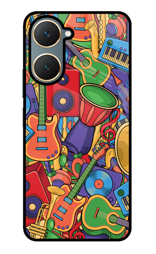 Music Instrument Doodle Vivo Y18/Y18e Glass Case