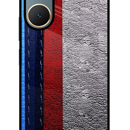 BMW Stripes Vivo Y18/Y18e Glass Case