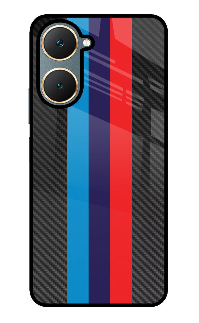 BMW Stripes Pattern Vivo Y18/Y18e Glass Case