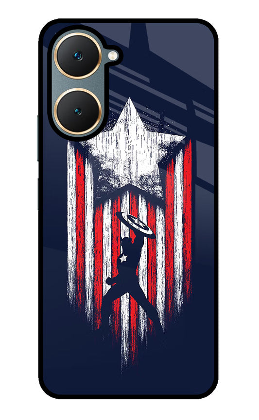 Captain America Marvel Art Vivo Y18/Y18e Glass Case