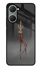 Shiv Trishul Vivo Y18/Y18e Glass Case