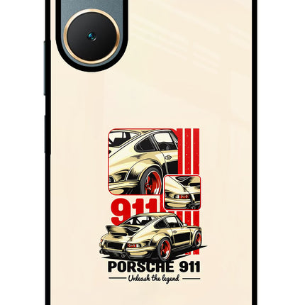 Classic Porsche 911 Vivo Y18/Y18e Glass Case