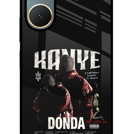 Donda Kanye West Vivo Y18/Y18e Glass Case