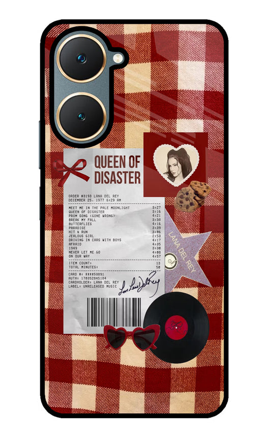 Queen of Disaster Vivo Y18/Y18e Glass Case