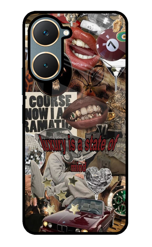 Luxury Vivo Y18/Y18e Glass Case