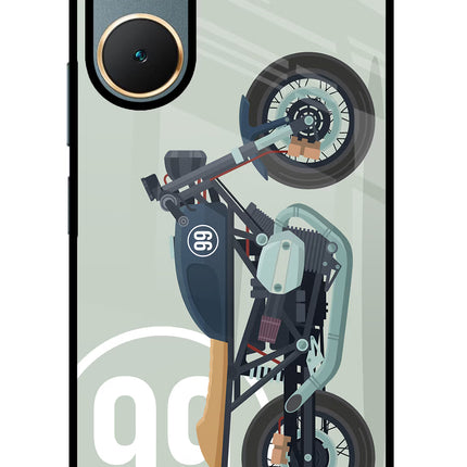 Classic Cafe Racer 99 Vivo Y18/Y18e Glass Case