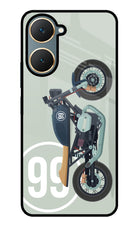 Classic Cafe Racer 99 Vivo Y18/Y18e Glass Case