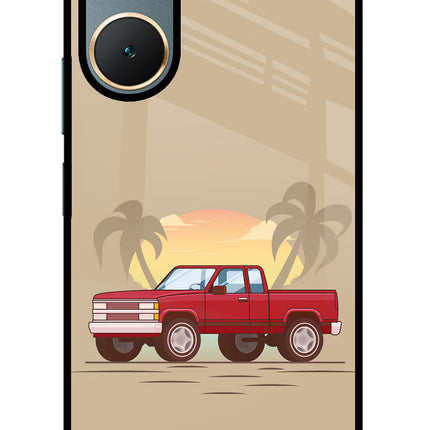 Desert Classic Drive Vivo Y18/Y18e Glass Case