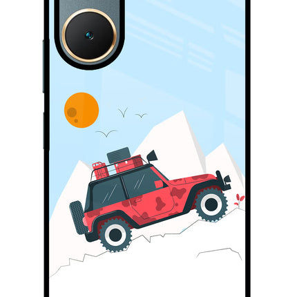 Mountain Trail Beast Vivo Y18/Y18e Glass Case