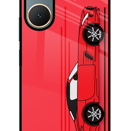 Red Velocity Vivo Y18/Y18e Glass Case