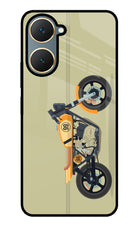 Vertical Speedster Vivo Y18/Y18e Glass Case