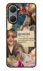 Gemini Zodiac Vivo Y18/Y18e Glass Case