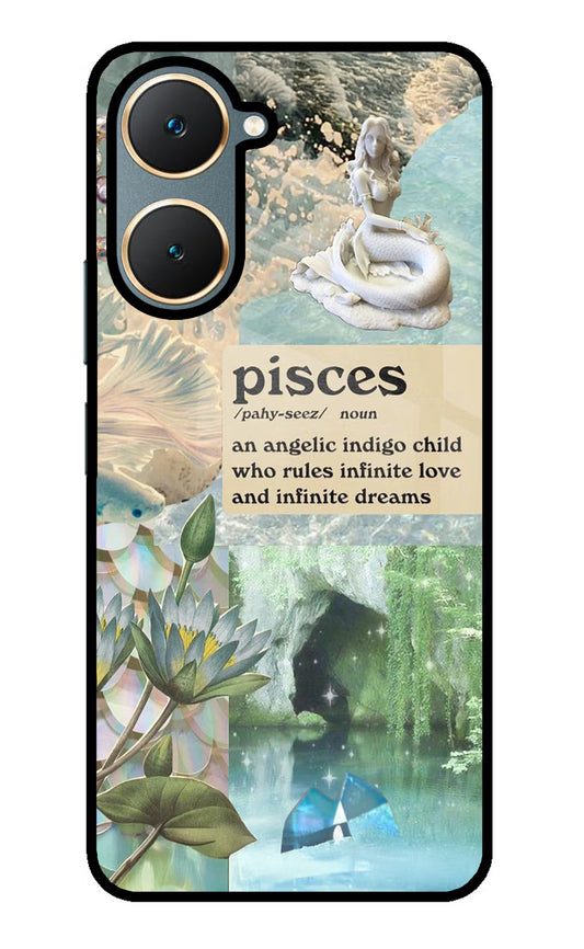 Pisces Zodiac Vivo Y18/Y18e Glass Case
